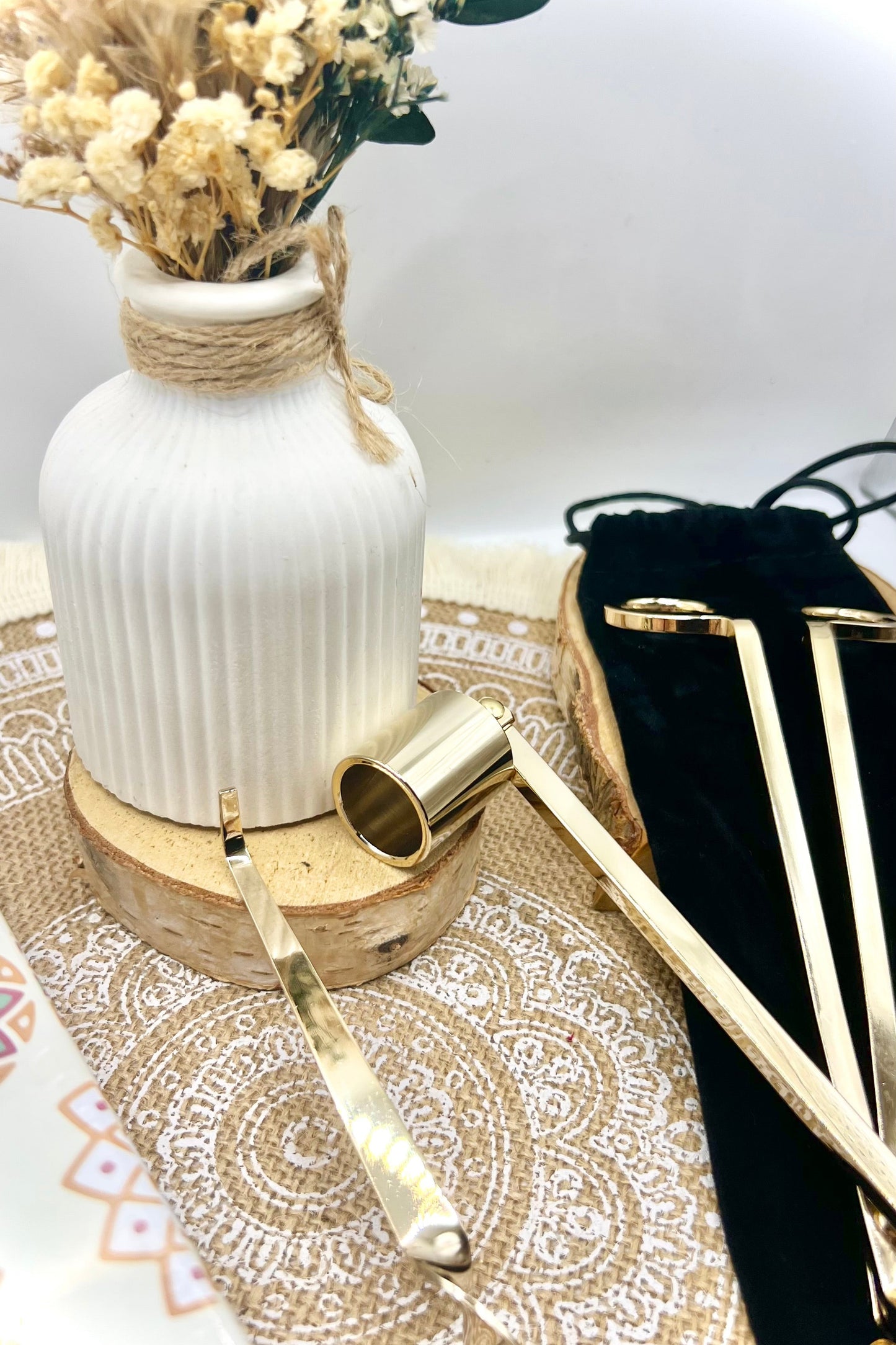 Kerzenzubehör-Set (3-tlg.) – stilvoll & funktional