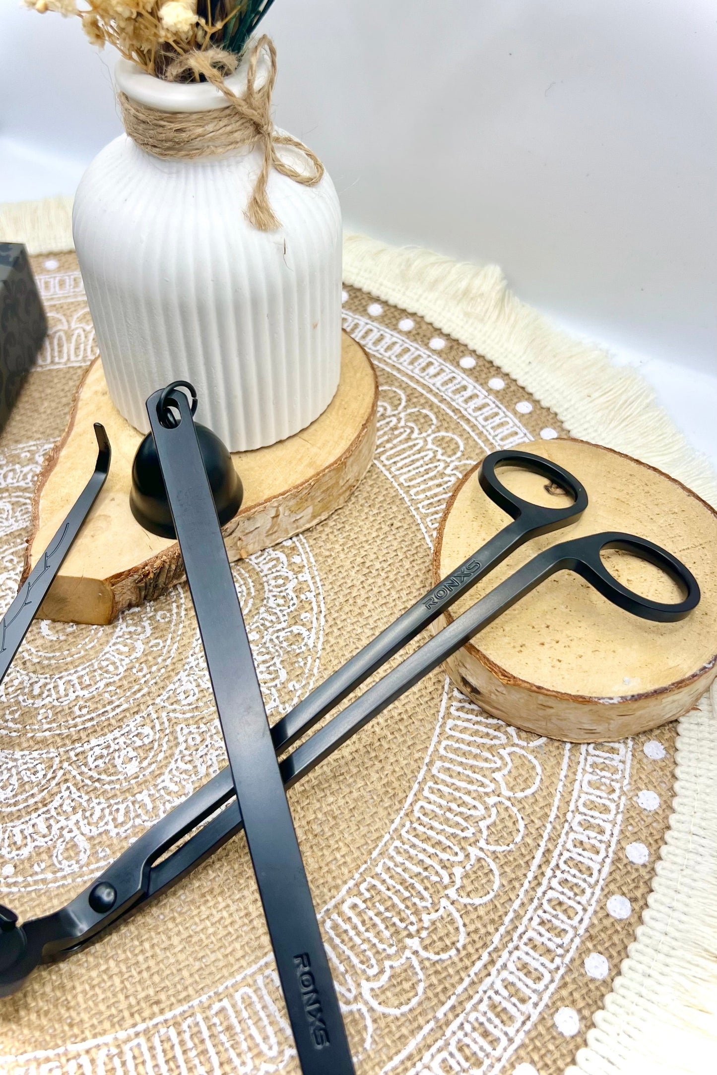 Kerzenzubehör-Set (3-tlg.) – stilvoll & funktional