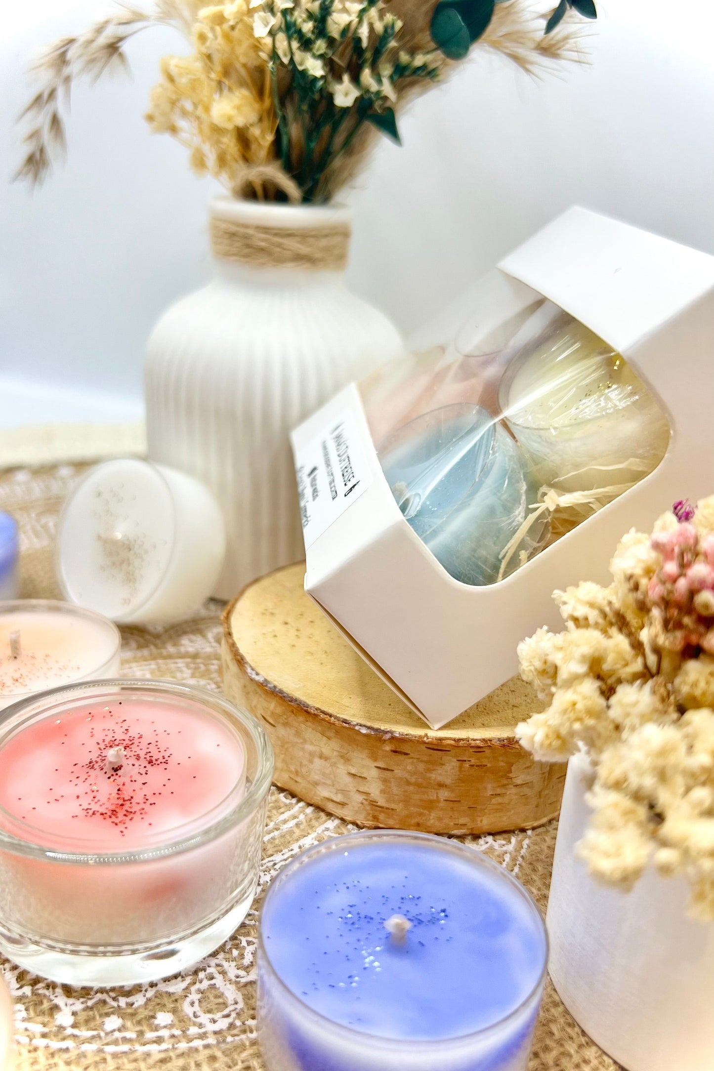 Jana‘s kleine Duftreise im Mini-Format - entdecken & verlieben - 4er Teelicht Set