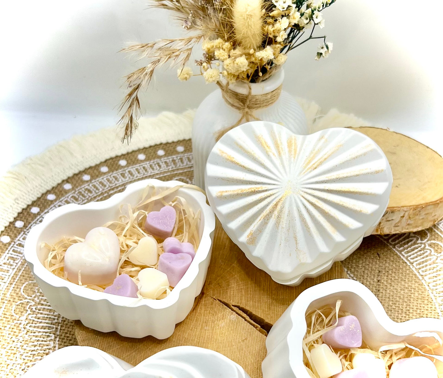 Duftmelts in edler Herzdose – sinnliche Aromen & stilvolle Aufbewahrung