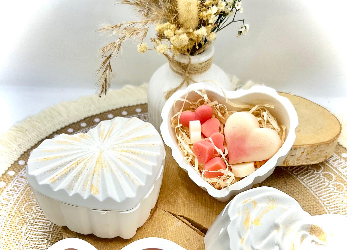 Duftmelts in edler Herzdose – sinnliche Aromen & stilvolle Aufbewahrung