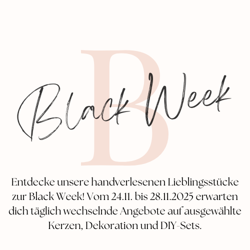 Lieblingsstuecke-Woche - Black Week