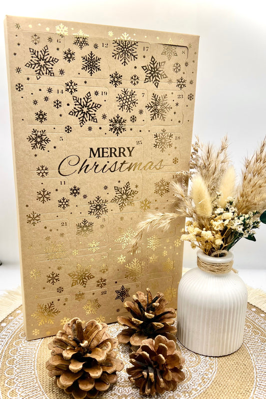 VORBESTELLUNG - Adventskalender 2025 mit 13 Duftwachs-Melts | Handgemachter Kerzen-Duftkalender