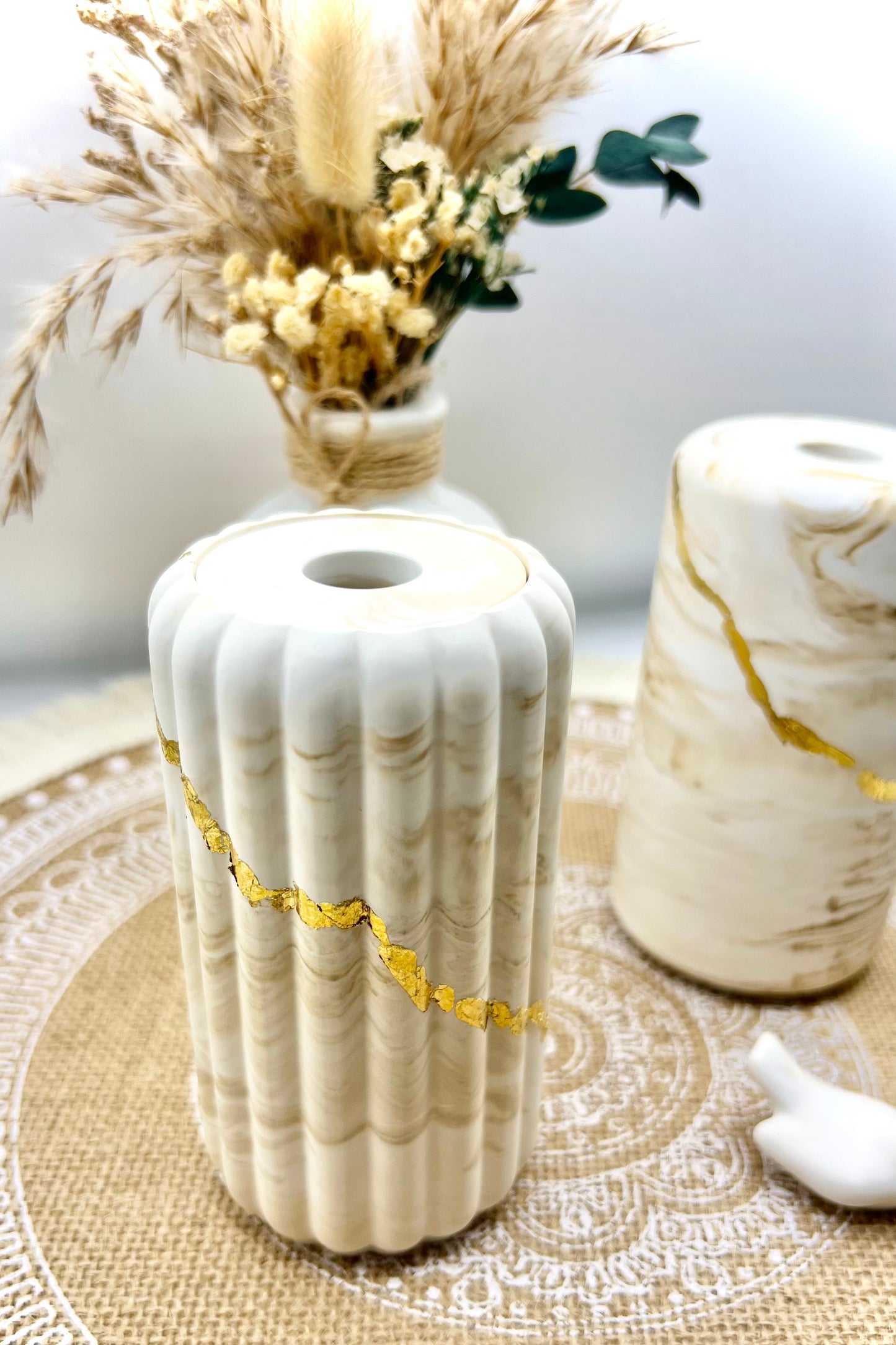 🕯️ Raumduft-Diffuser mit Duftstäbchen – handgegossenes Diffusergehäuse