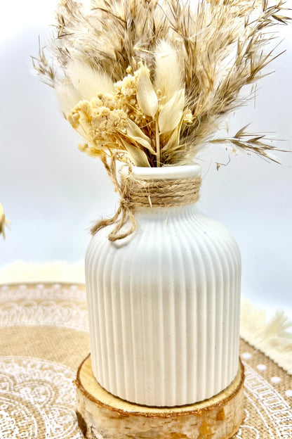 Handgefertigte Trockenblumenvase – Natürlich, stilvoll & einzigartig