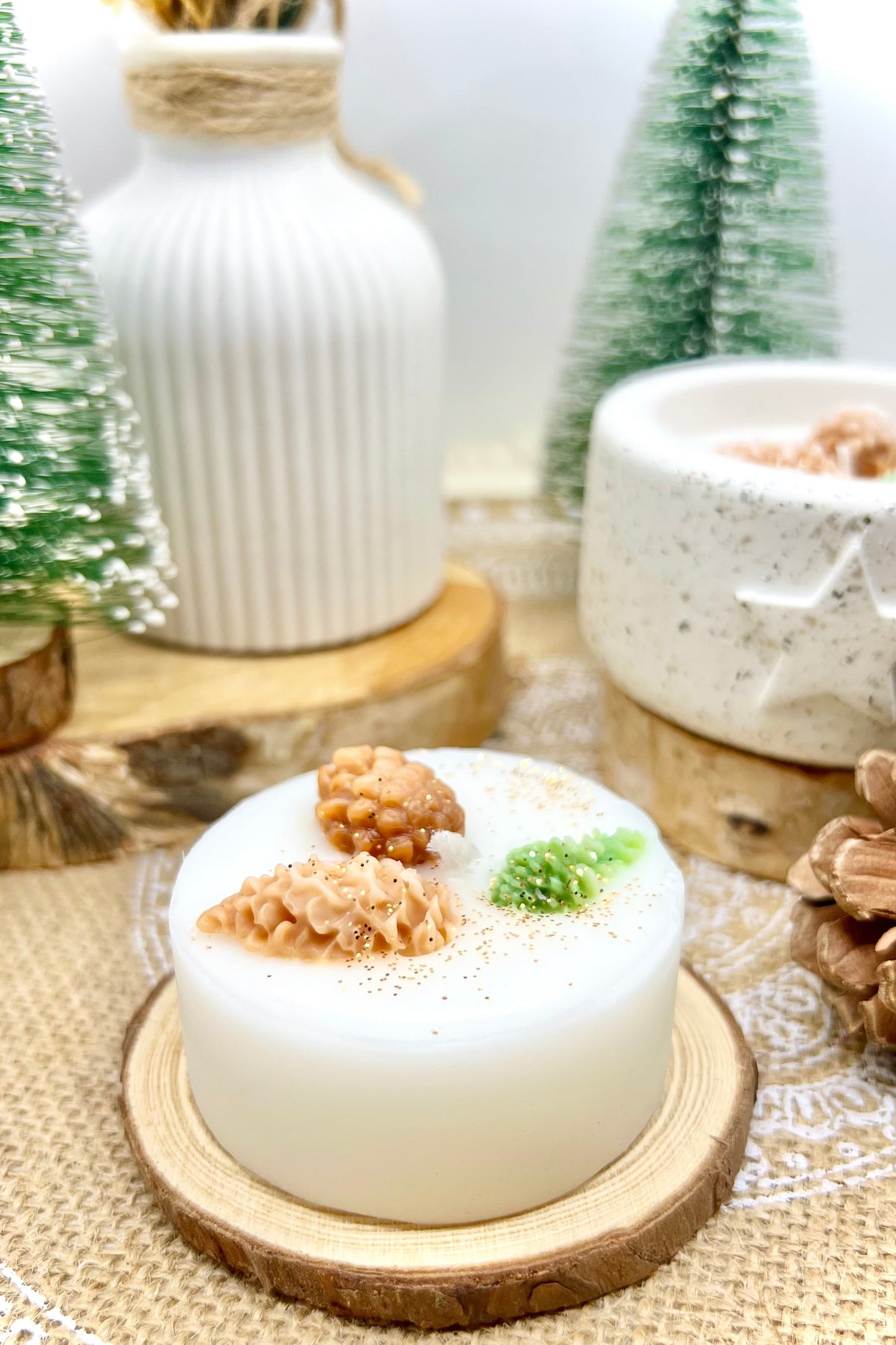 Winterlights - winterliche Kerzen - Weihnachtskerzen (verschiedene Varianten)