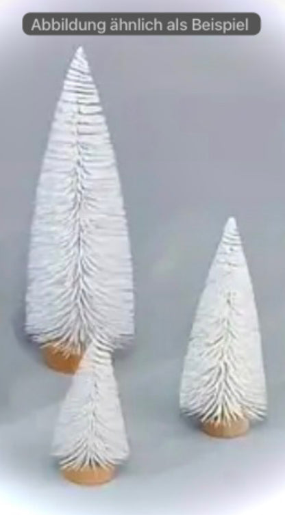 Winterlandschaft mit Kerzensand – kleine & große Schale | wählbare Tannenfarben