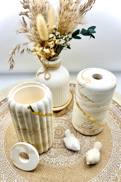 🕯️ Raumduft-Diffuser mit Duftstäbchen – handgegossenes Diffusergehäuse