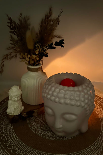 Bundle-Set: Keramikduftlampe + Wachsmelts deiner Wahl