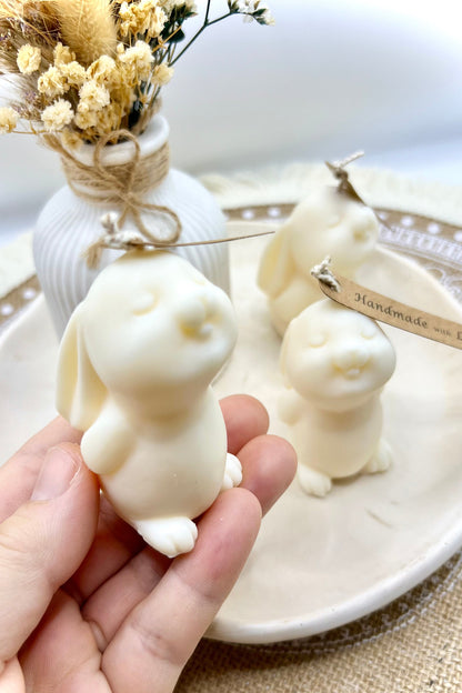 Süße Osterhasen-Kerzen – Handgefertigte Frühlingsdeko