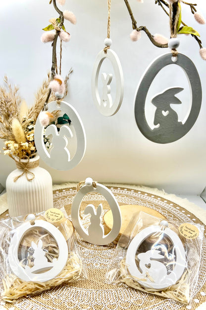 Handgefertigte Osteranhänger – Set mit 6 Anhängern für den perfekten Osterzauber