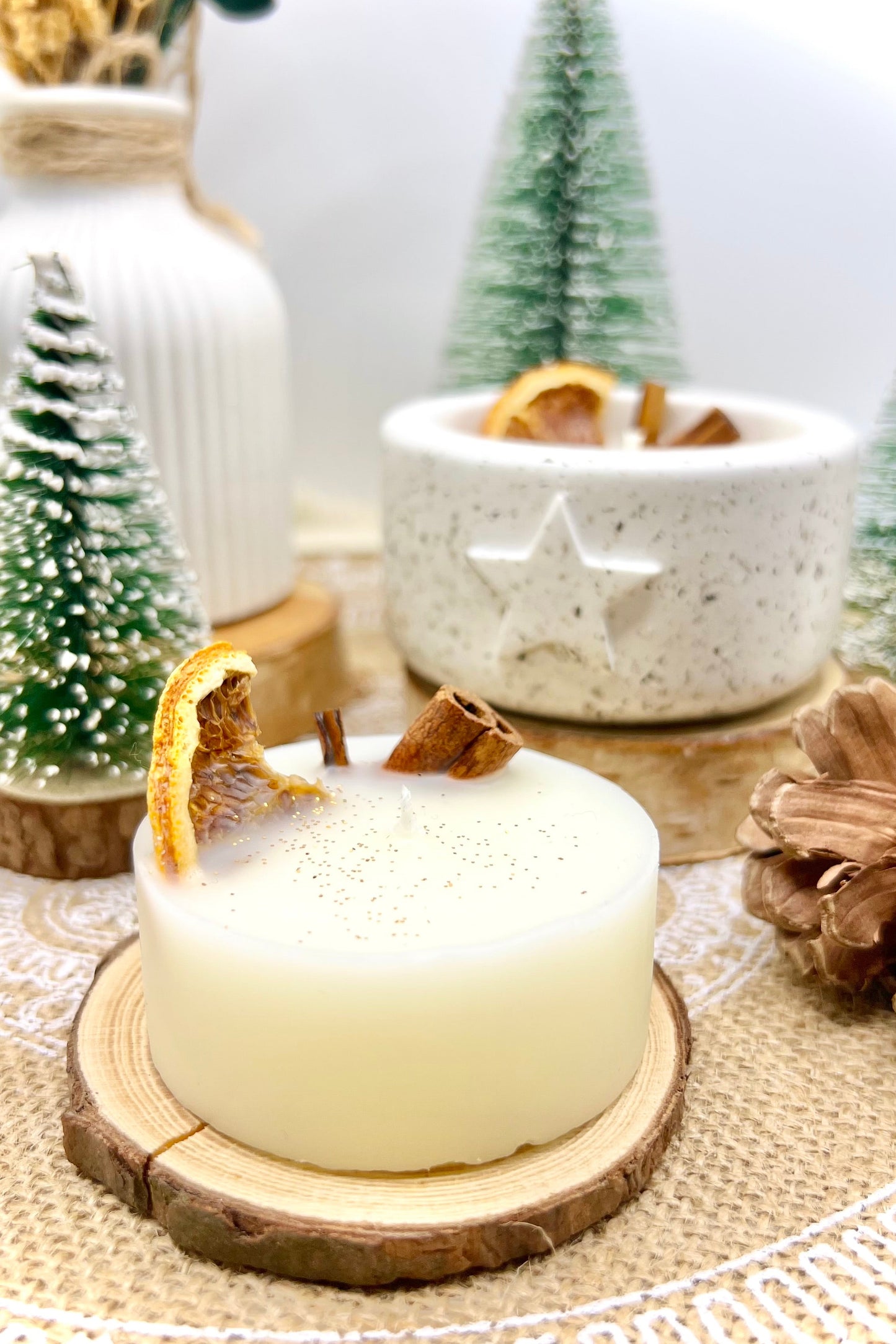 Winterlights - winterliche Kerzen - Weihnachtskerzen (verschiedene Varianten)