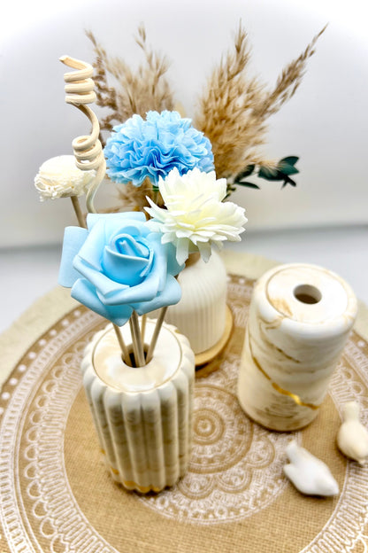 🕯️ Raumduft-Diffuser mit Duftstäbchen – handgegossenes Diffusergehäuse