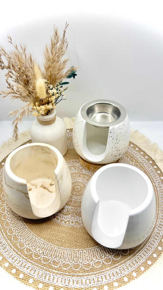 Handgemachte Wachsschmelzlampe / Duftlampe aus Keramik – für Wax Melts & Duftwachse (3 Varianten)