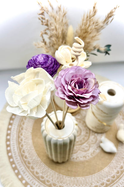 🕯️ Raumduft-Diffuser mit Duftstäbchen – handgegossenes Diffusergehäuse