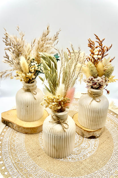 Handgefertigte Trockenblumenvase – Natürlich, stilvoll & einzigartig