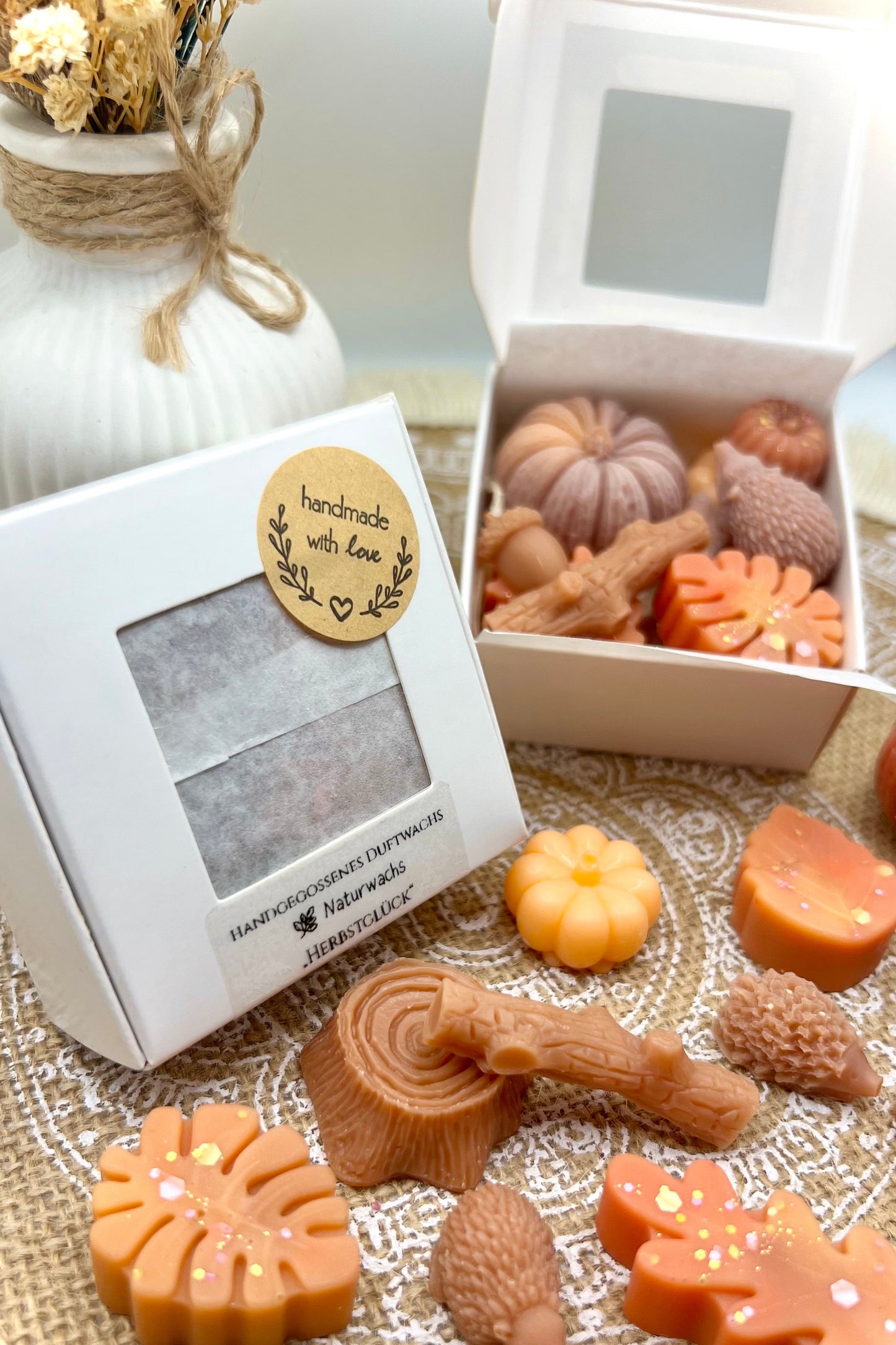 Handgemachte Wachsmelts | Duftende Waxmelts – Herbst & ganzjährig | Pumpkin Spice & mehr