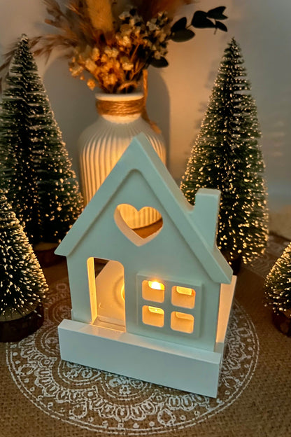 Handgegossene Teelichthalter – verschiedene winterliche Motive