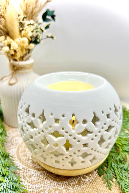 Bundle-Set: Keramikduftlampe + Wachsmelts deiner Wahl