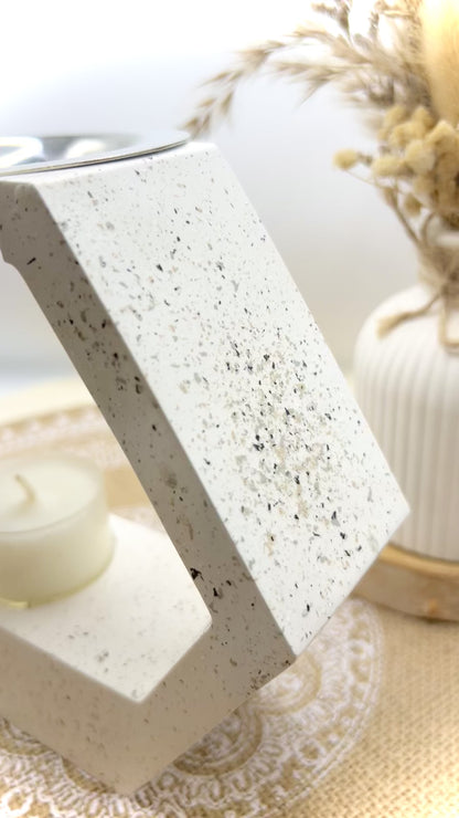 Duftlampe für Wax Melts Granit Optik (verschiedene Modelle)