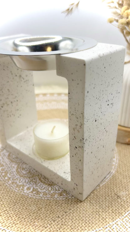 Duftlampe für Wax Melts Granit Optik (verschiedene Modelle)
