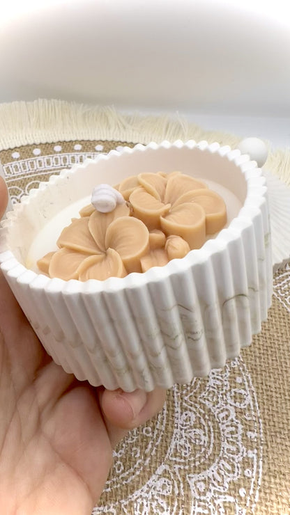 Kerzendose / Schale mit Deckel in verschiedenen Varianten